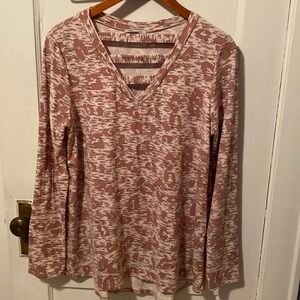 Women’s White Birch leopard print top